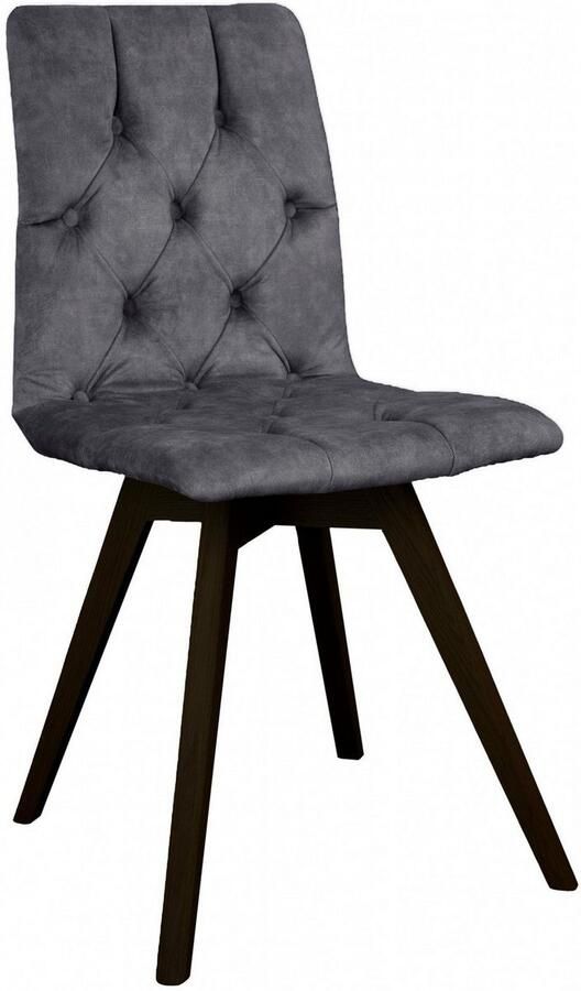 Andas Eetkamerstoel Rania met massief houten poten (set 2 stuks) - Foto 3