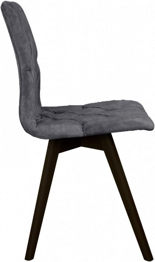 Andas Eetkamerstoel Rania met massief houten poten (set 2 stuks) - Foto 2