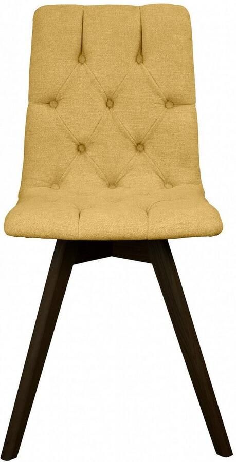 Andas Eetkamerstoel Rania met massief houten poten (set 2 stuks) - Foto 4