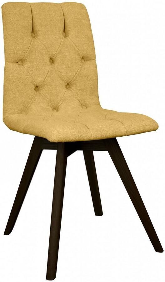 Andas Eetkamerstoel Rania met massief houten poten (set 2 stuks) - Foto 2