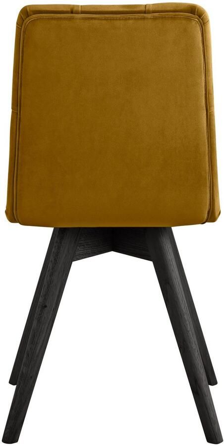 Andas Eetkamerstoel Rania met massief houten poten (set 2 stuks) - Foto 4