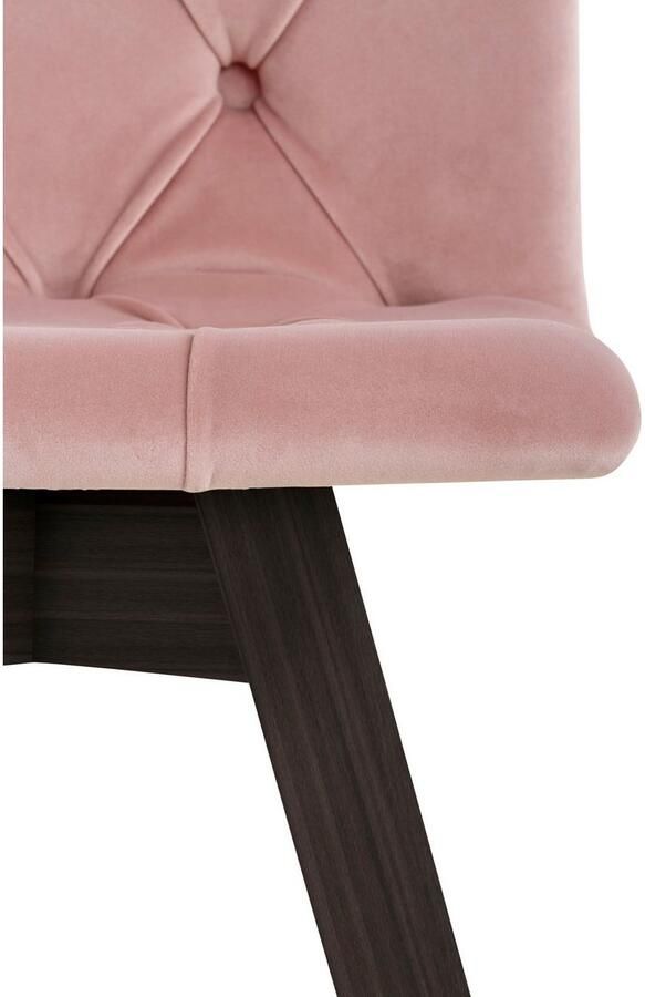 Andas Eetkamerstoel Rania met massief houten poten (set 2 stuks) - Foto 2