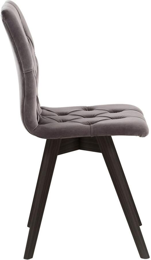 Andas Eetkamerstoel Rania met massief houten poten (set 2 stuks) - Foto 3