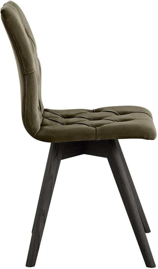 Andas Eetkamerstoel Rania met massief houten poten (set 2 stuks) - Foto 6