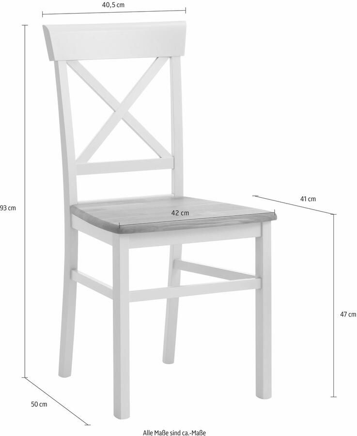 Andas Eetkamerstoel Tatra TOPSELLER Houten stoel in 2- 4- of 6-delige set keukenstoel landhuis (set) - Foto 2