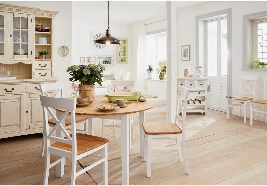 Andas Eetkamerstoel Tatra TOPSELLER Houten stoel in 2- 4- of 6-delige set keukenstoel landhuis (set) - Foto 2