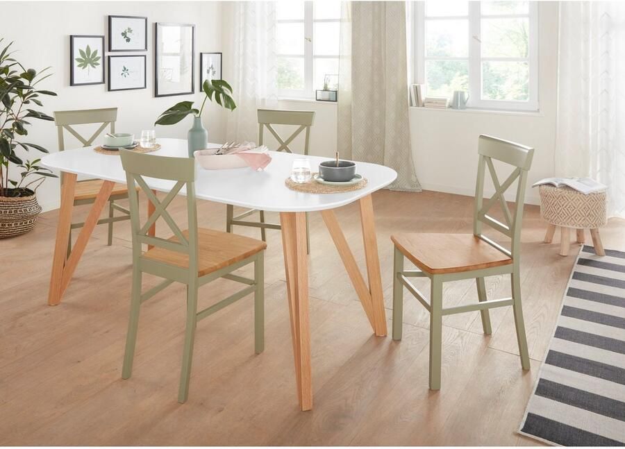 Andas Eetkamerstoel Tatra TOPSELLER Houten stoel in 2- 4- of 6-delige set keukenstoel landhuis (set) - Foto 2