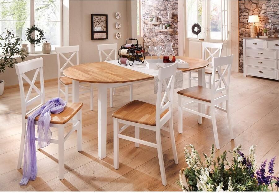 Andas Eetkamerstoel Tatra TOPSELLER Houten stoel in 2- 4- of 6-delige set keukenstoel landhuis (set) - Foto 4