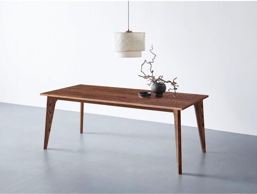 Andas Eettafel Amali Van massief eiken in 3 breedten - Foto 2