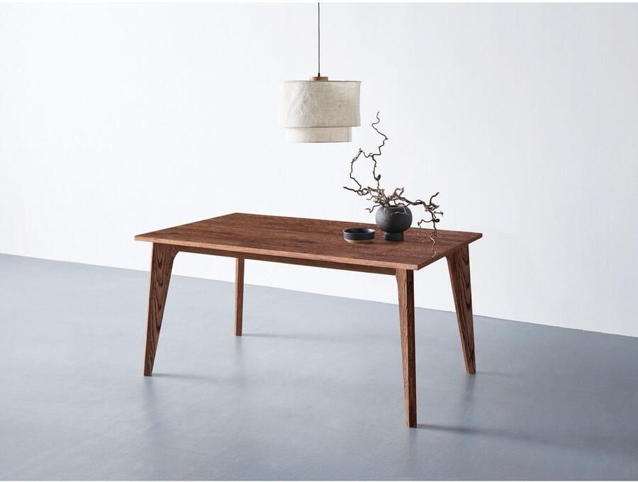 Andas Eettafel Amali Van massief eiken in 3 breedten - Foto 2