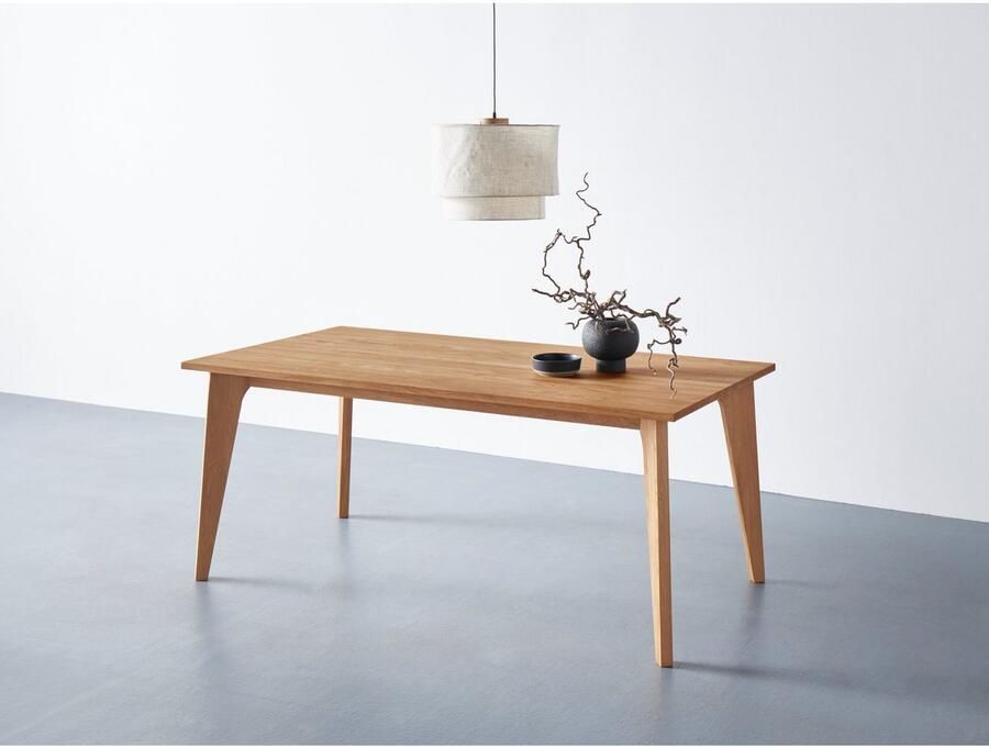 Andas Eettafel Amali Van massief eiken in 3 breedten - Foto 2