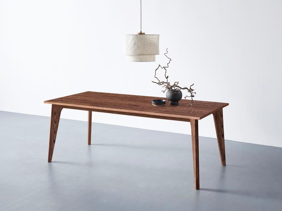 Andas Eettafel Amali Van massief eiken in 3 breedten - Foto 3