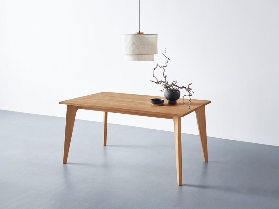 Andas Eettafel Amali Van massief eiken in 3 breedten - Foto 3