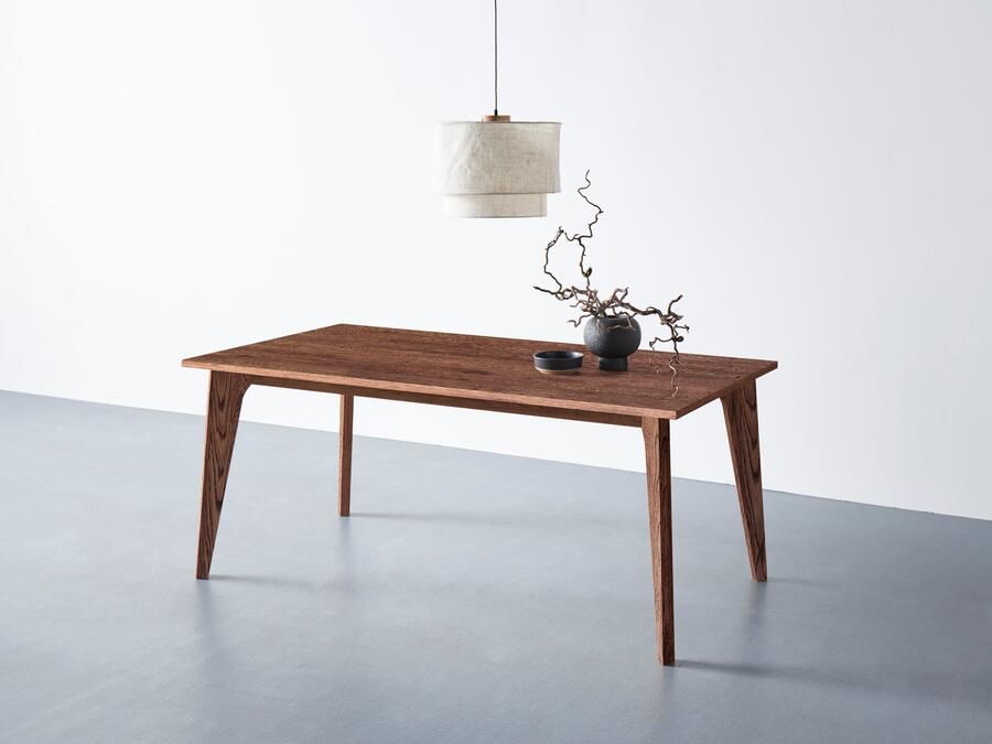 Andas Eettafel Amali Van massief eiken in 3 breedten - Foto 3