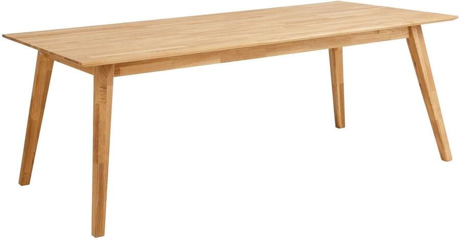 Andas Eettafel Lake Massief eiken breedte 150 cm uit te breiden met insteekbladen - Foto 11