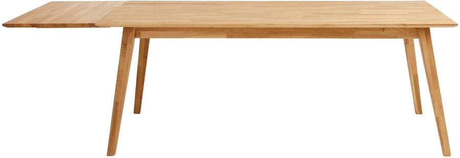Andas Eettafel Lake Massief eiken breedte 150 cm uit te breiden met insteekbladen - Foto 13