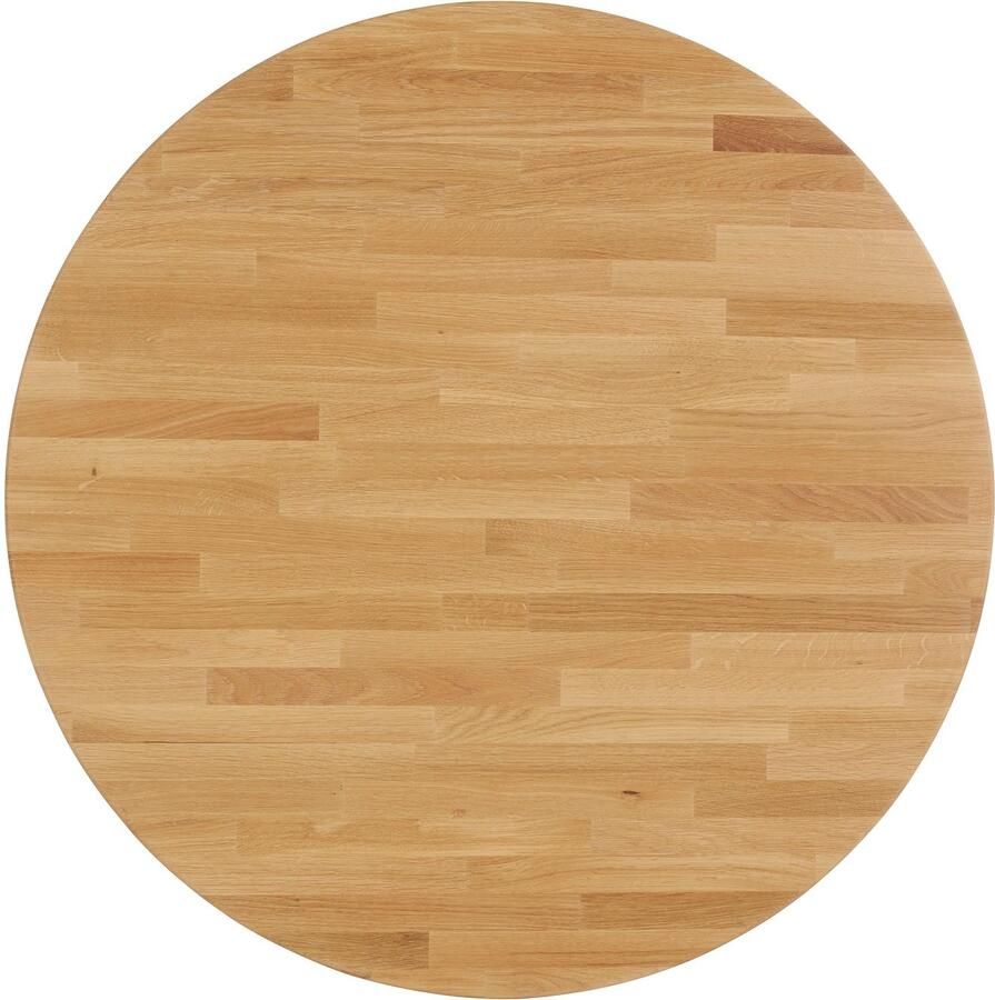 Andas Eettafel Toarp Massief eikenhout eettafel in Scandi look FSC-gecertificeerd