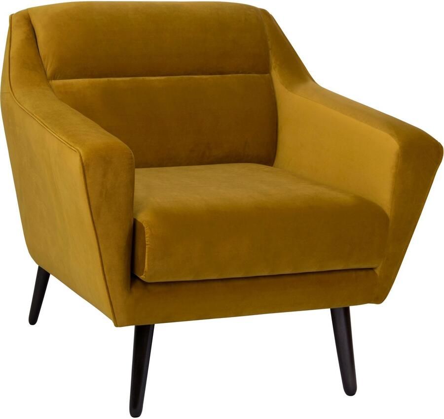 OTTO Fauteuil Bille met naad in het rugkussen en eikenhouten poten design by morten georgsen (set) - Foto 3