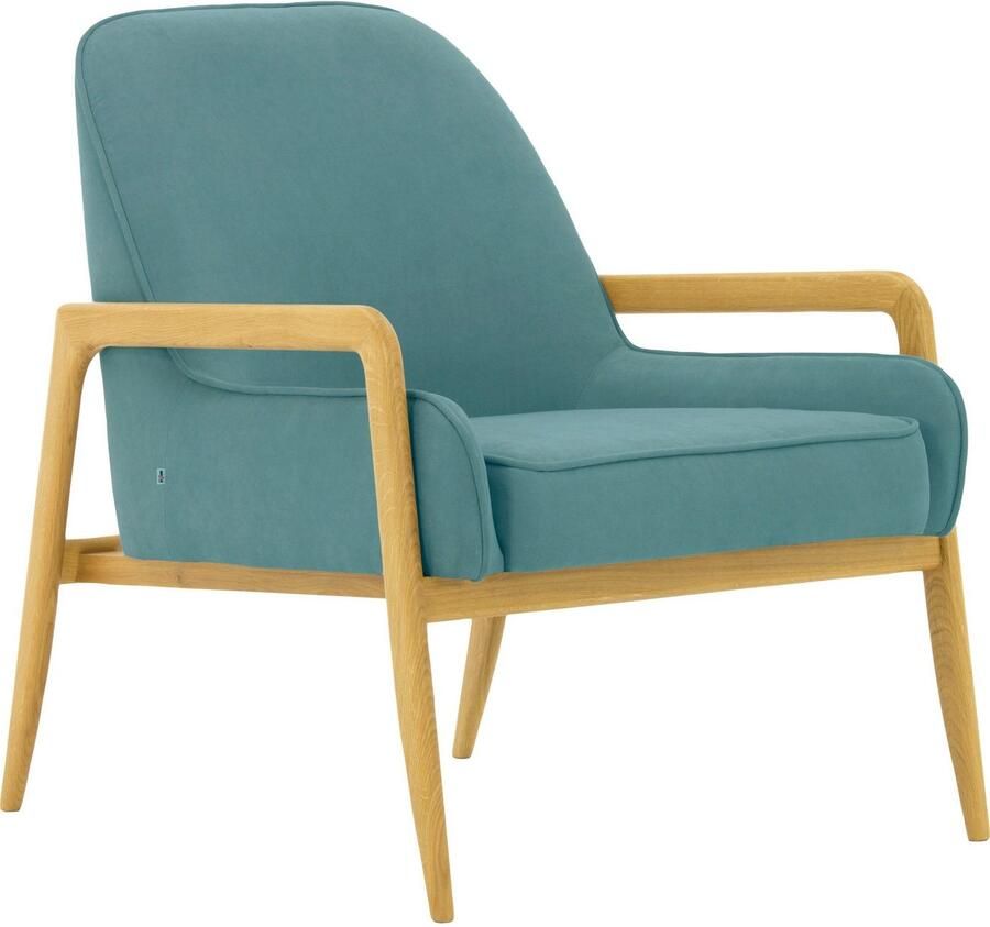 Home affaire Fauteuil Braga naar keuze met frame van eiken in donker of beukenhout in licht (set) - Foto 3