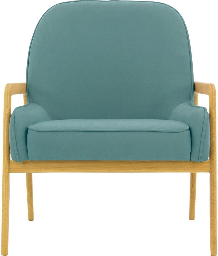 Andas Fauteuil Braga naar keuze met frame van eiken in donker of beukenhout in licht - Foto 3