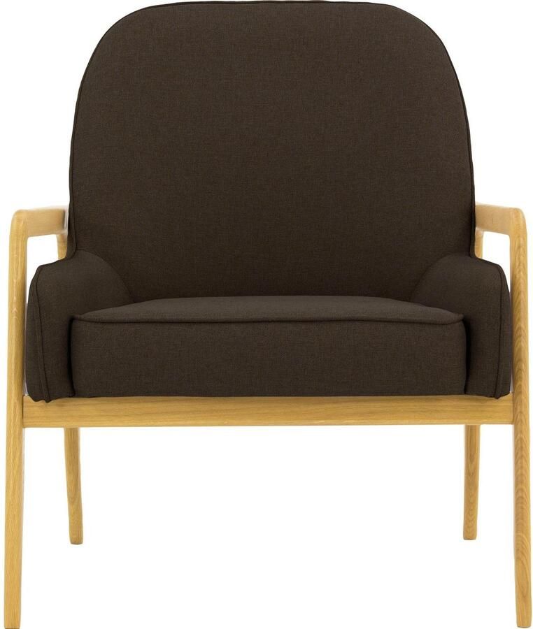 Andas Fauteuil Braga naar keuze met frame van eiken in donker of beukenhout in licht - Foto 3