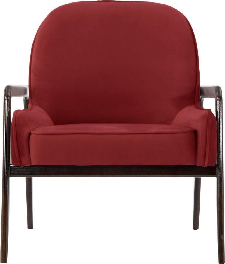 Andas Fauteuil Braga naar keuze met frame van eiken in donker of beukenhout in licht - Foto 3