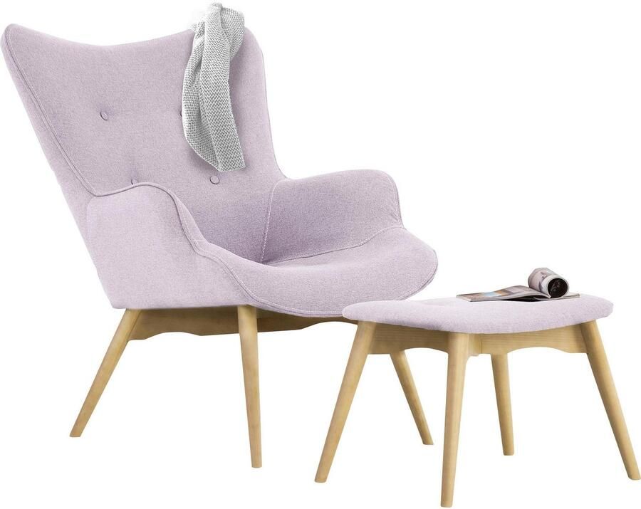 Home affaire Fauteuil Egense naar keuze met of zonder hocker - Foto 2