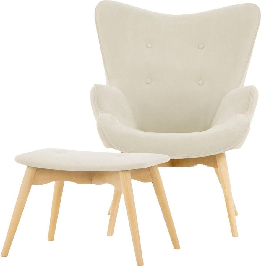 Andas Fauteuil Egense naar keuze met of zonder hocker