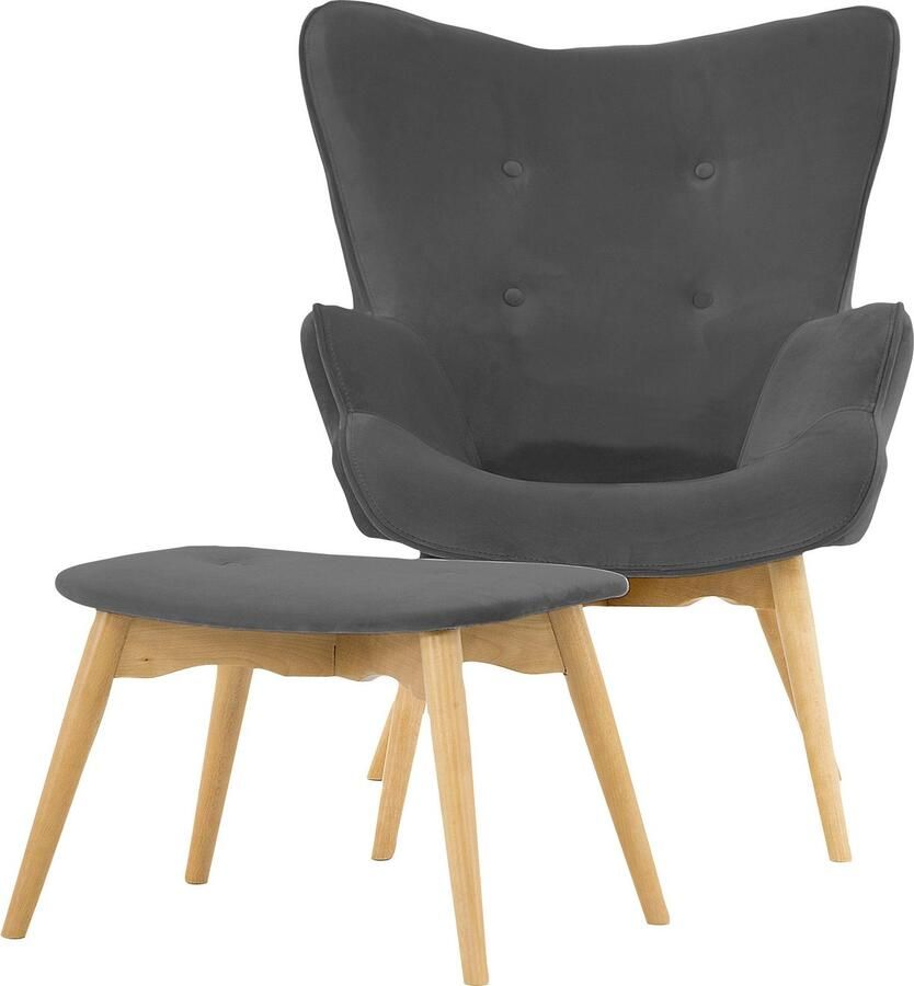 Andas Fauteuil Egense naar keuze met of zonder hocker