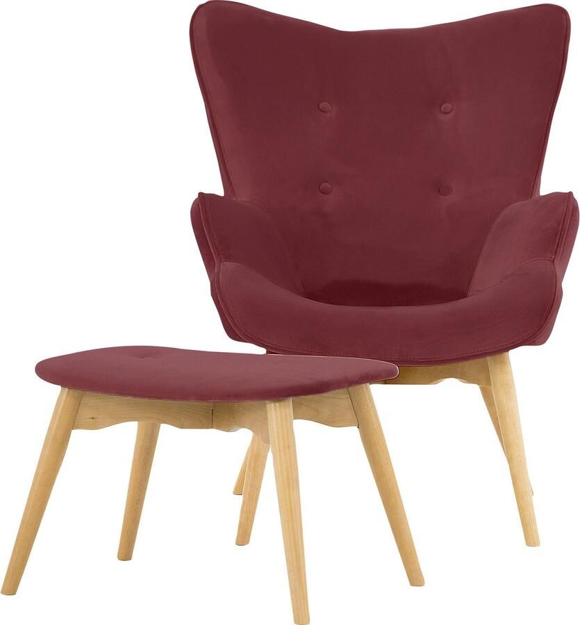 Andas Fauteuil Egense naar keuze met of zonder hocker