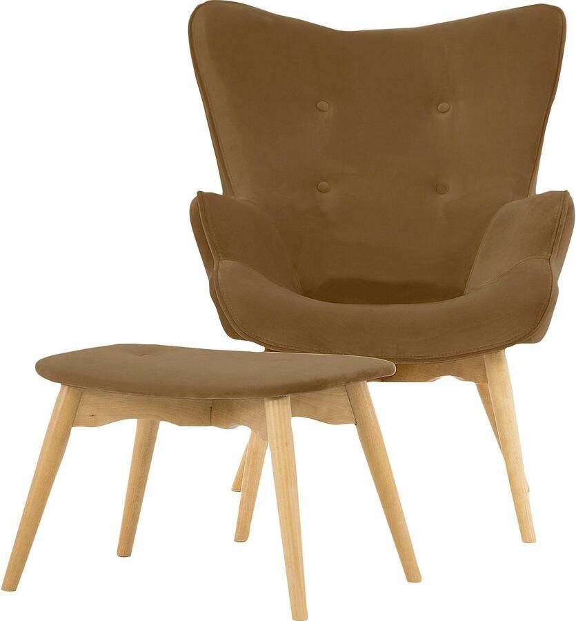 Andas Fauteuil Egense naar keuze met of zonder hocker
