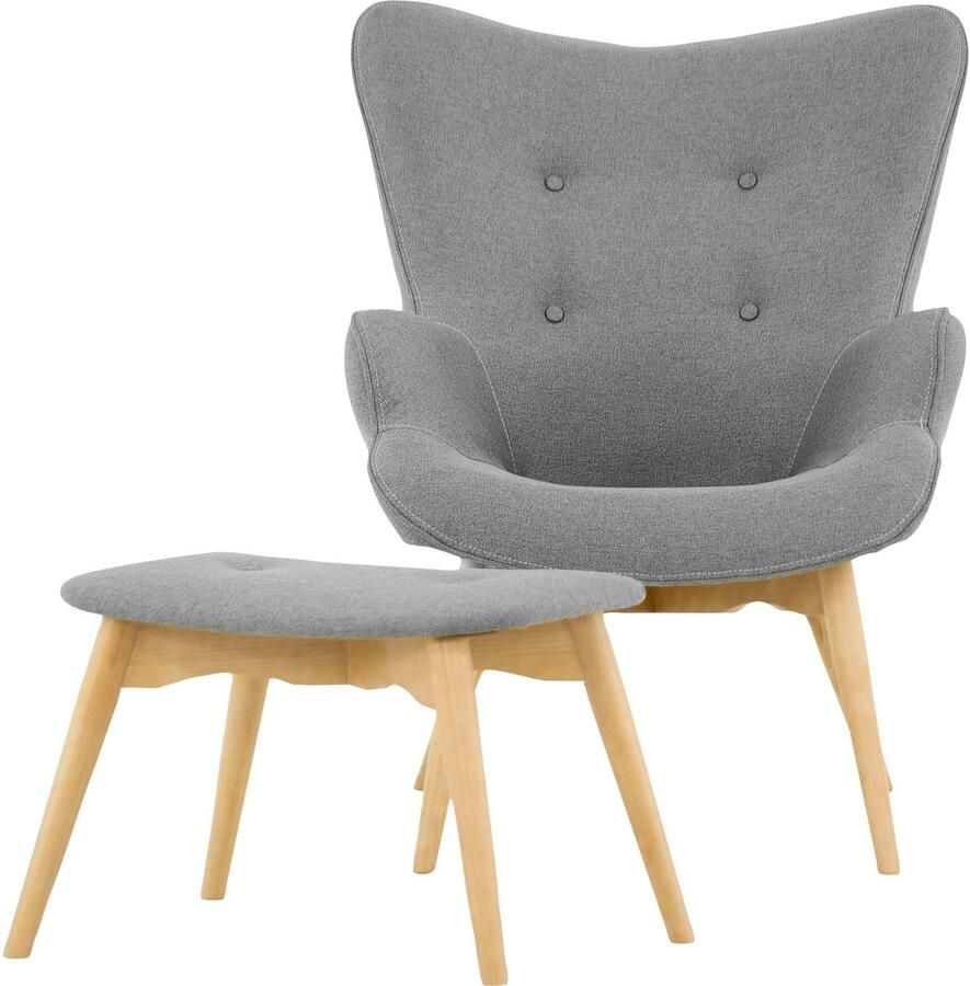 Andas Fauteuil Egense naar keuze met of zonder hocker