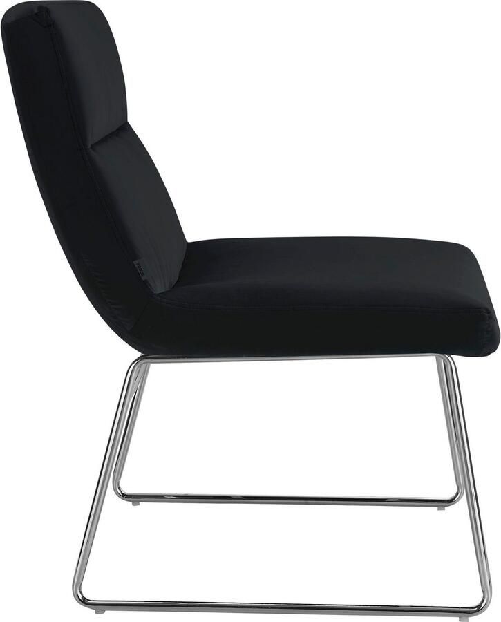 Andas Fauteuil Gil loungestoel woonkamer Fluwelen bekleding in drie kleurvarianten zithoogte 47 5 cm - Foto 2