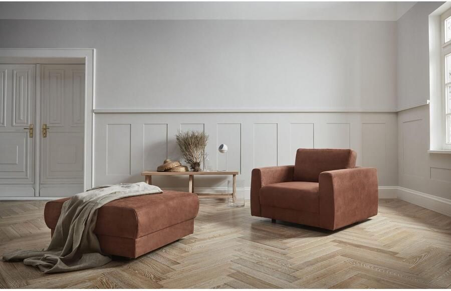 Andas Fauteuil Hobro loungestoel in 3 stofkwaliteiten in vele kleuren design by morten georgsen (1 stuk) - Foto 6