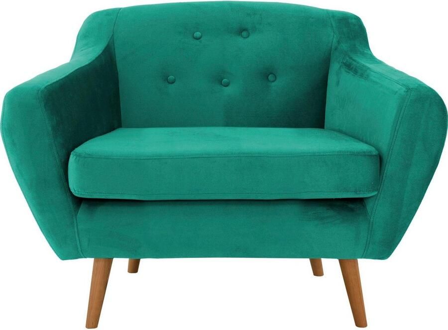 Home affaire Fauteuil Hol met capitonnage achter in scandinavische stijl (set) - Foto 4