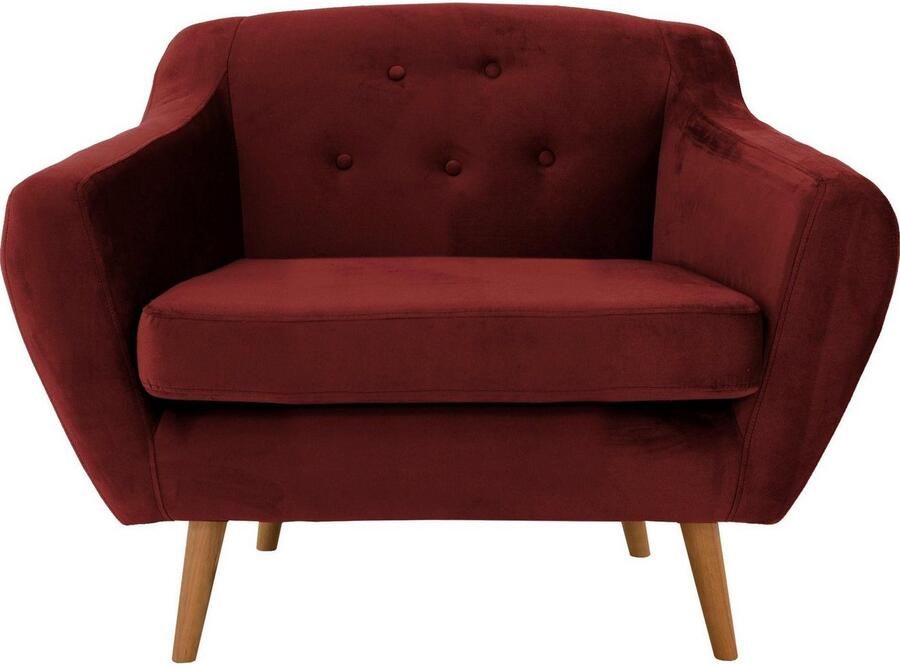 Home affaire Fauteuil Hol met capitonnage achter in scandinavische stijl (set) - Foto 4