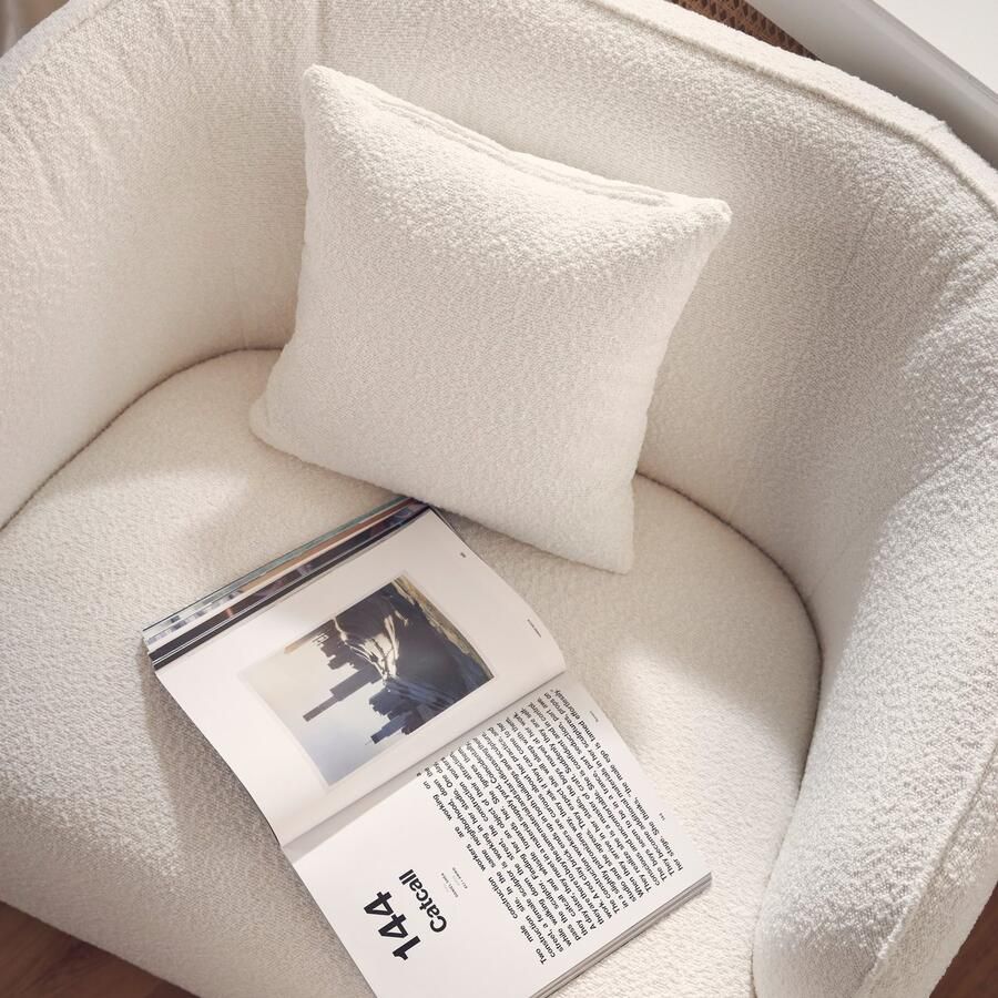 Andas Fauteuil Kreukelzone ook met bouclé-bekleding - Foto 2