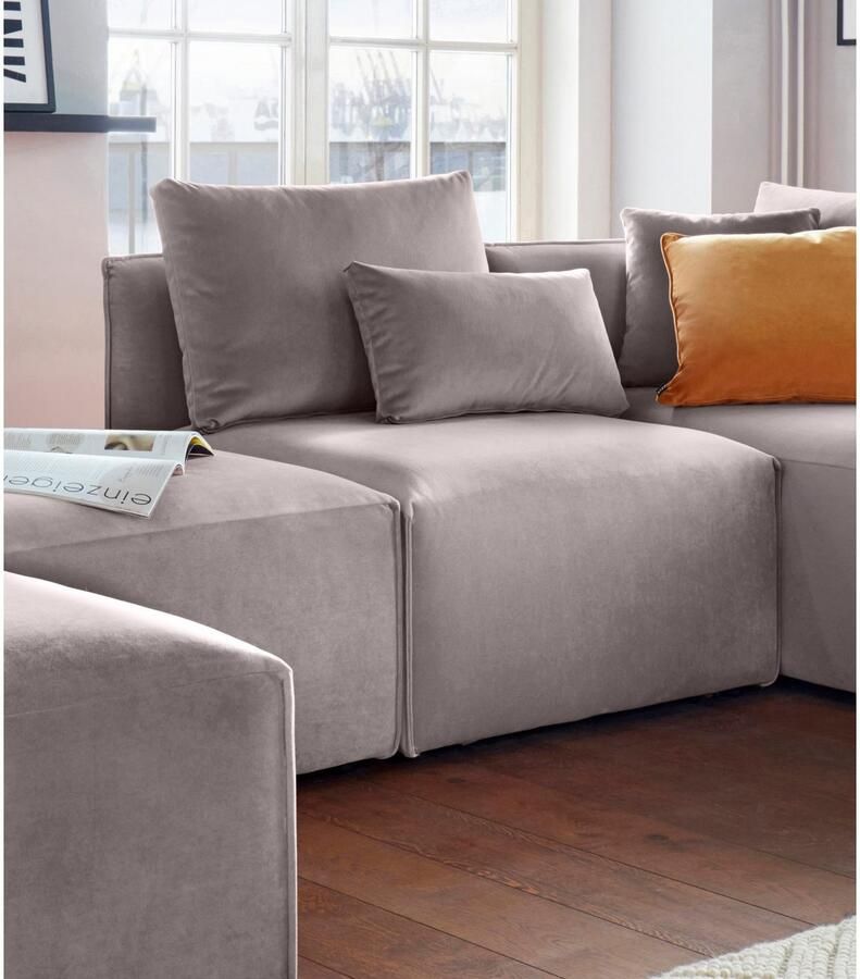 Andas Fauteuil Nöre Modulair om samen te stellen in vele stofkwaliteiten en kleuren - Foto 2