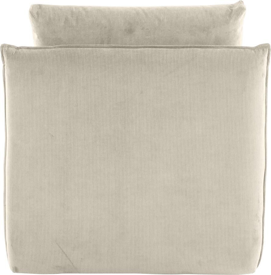 Andas Fauteuil Nöre Modulair om samen te stellen in vele stofkwaliteiten en kleuren