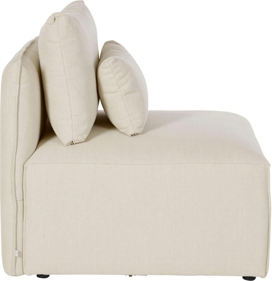 Andas Fauteuil Nöre Modulair om samen te stellen in vele stofkwaliteiten en kleuren