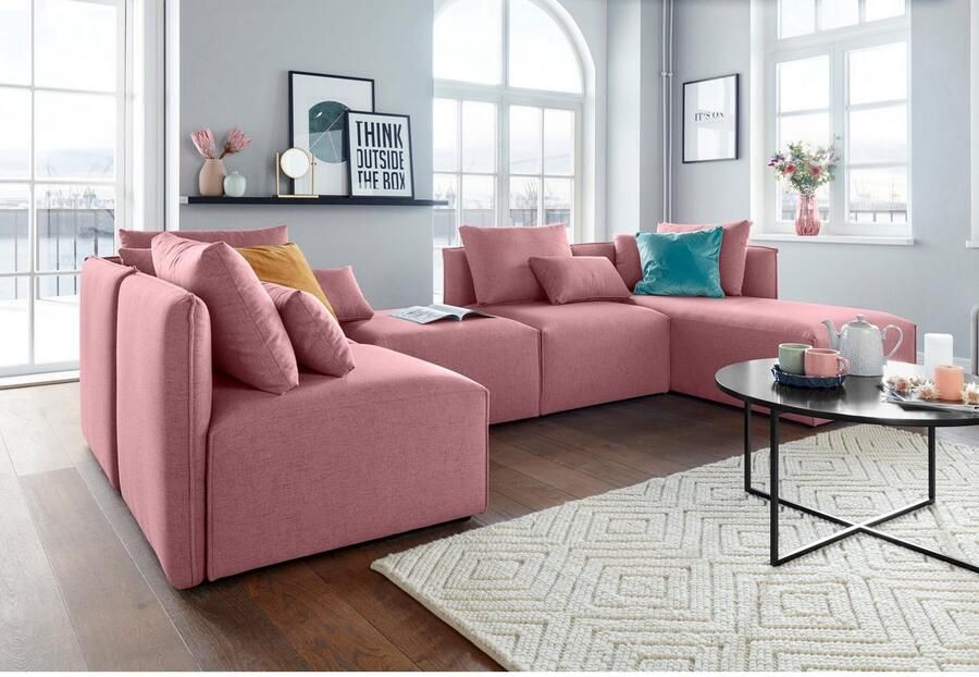 Andas Fauteuil Nöre Modulair om samen te stellen in vele stofkwaliteiten en kleuren - Foto 3