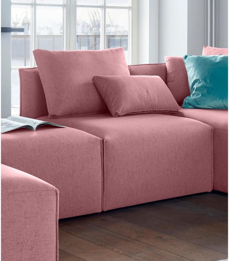 Andas Fauteuil Nöre Modulair om samen te stellen in vele stofkwaliteiten en kleuren