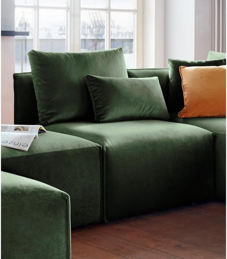 Andas Fauteuil Nöre Modulair om samen te stellen in vele stofkwaliteiten en kleuren - Foto 2