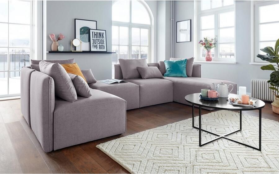 Andas Fauteuil Nöre Modulair om samen te stellen in vele stofkwaliteiten en kleuren - Foto 11