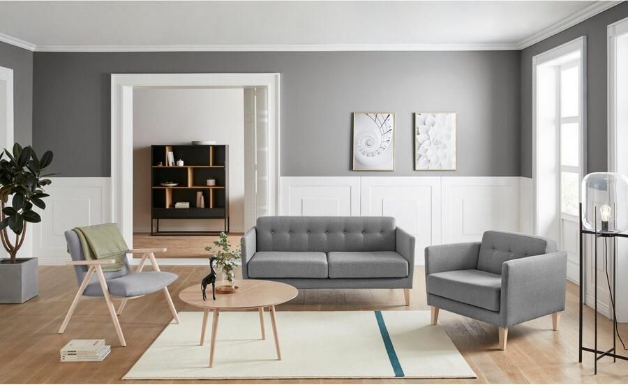 Andas Fauteuil Raadal in scandinavische look met capitonnage design by morten georgsen - Foto 7