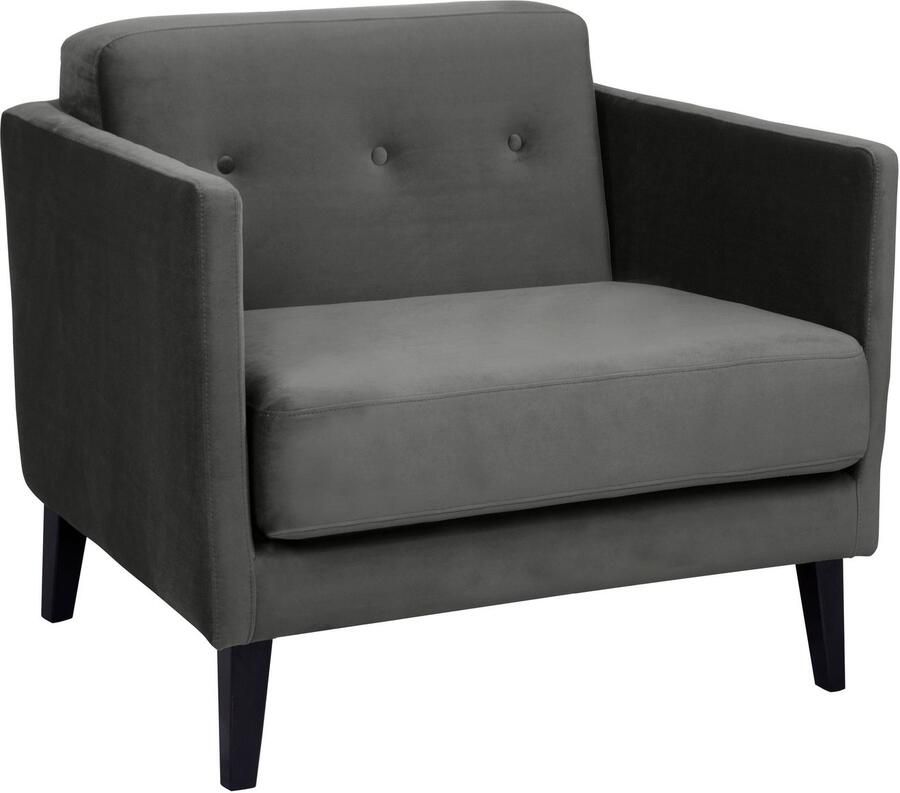Andas Fauteuil Raadal in scandinavische look met capitonnage design by morten georgsen - Foto 5