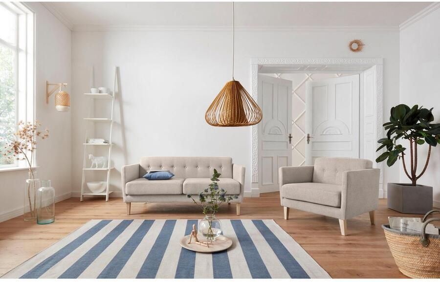 Andas Fauteuil Raadal in scandinavische look met capitonnage design by morten georgsen - Foto 7