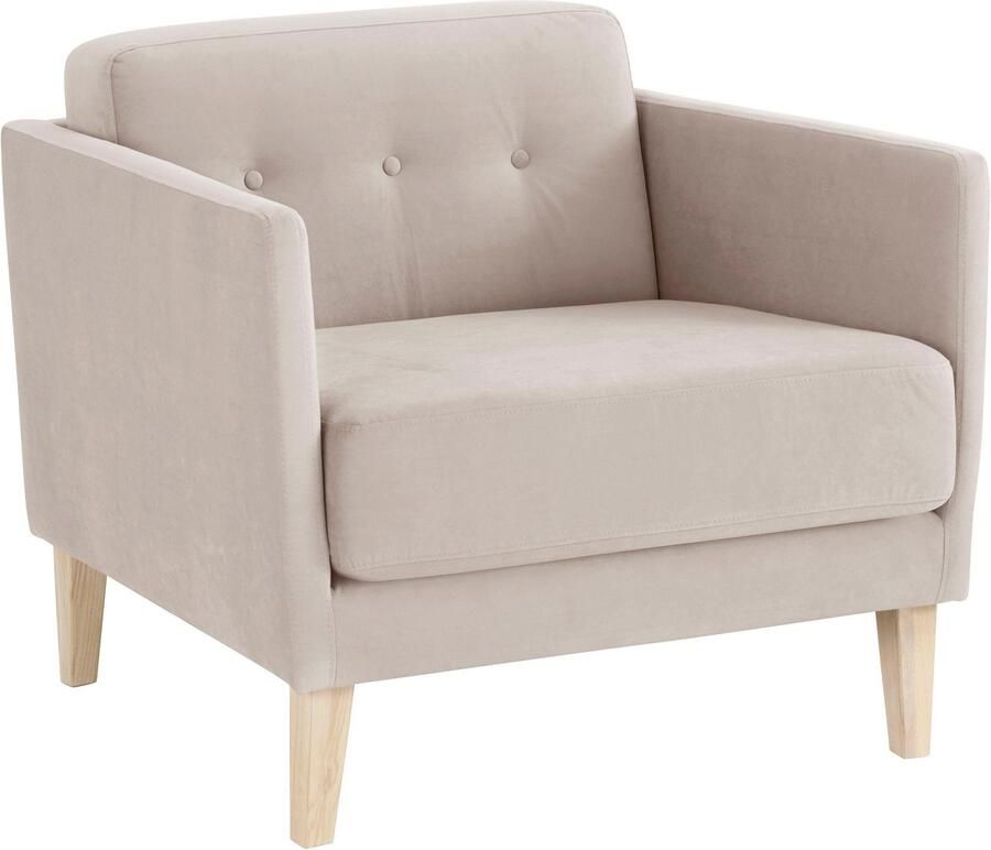 Andas Fauteuil Raadal in scandinavische look met capitonnage design by morten georgsen - Foto 5