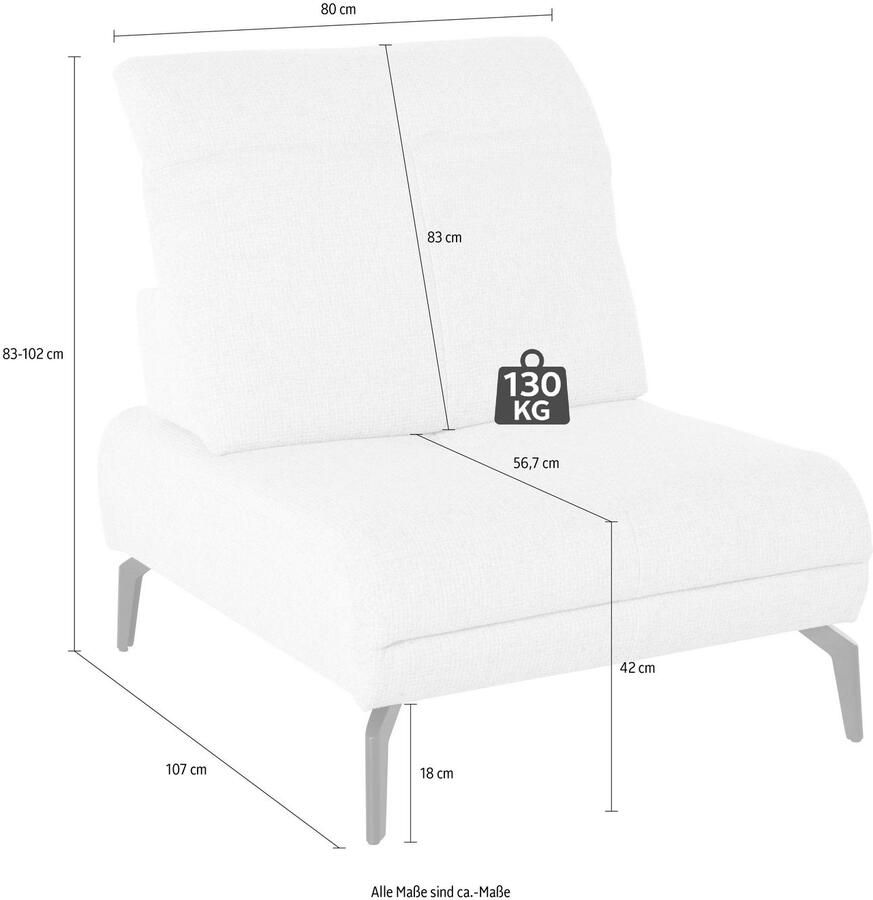 Andas Fauteuil Stenlille met zitdiepteverstelling en verstelbare hoofdsteun - Foto 3