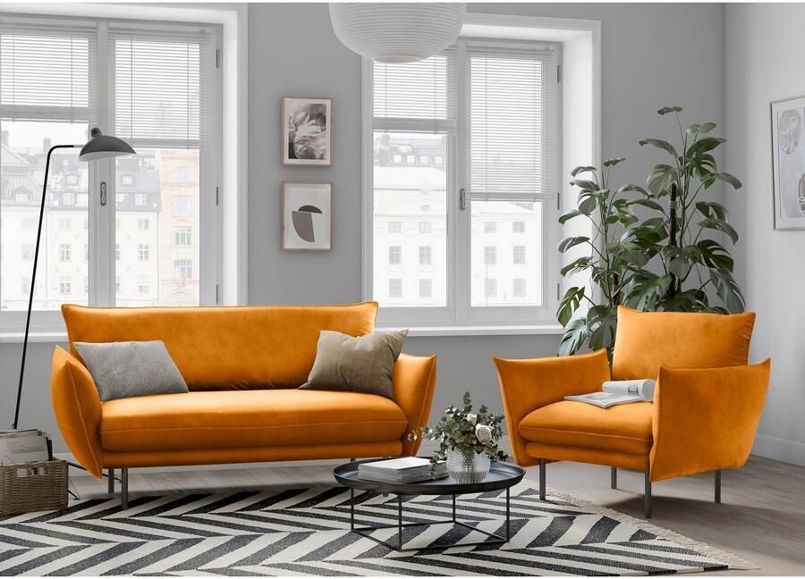 Andas Fauteuil Stine cocktailstoel Bijzonder design door kussen-look en opstaande naad by Morten Georgsen - Foto 4